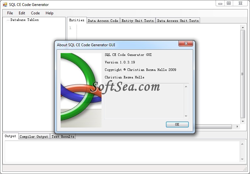 SQL CE Code Generator Screenshot