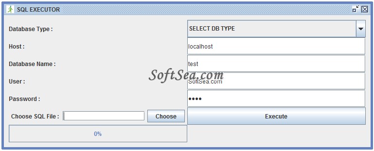 SQL Executor Screenshot