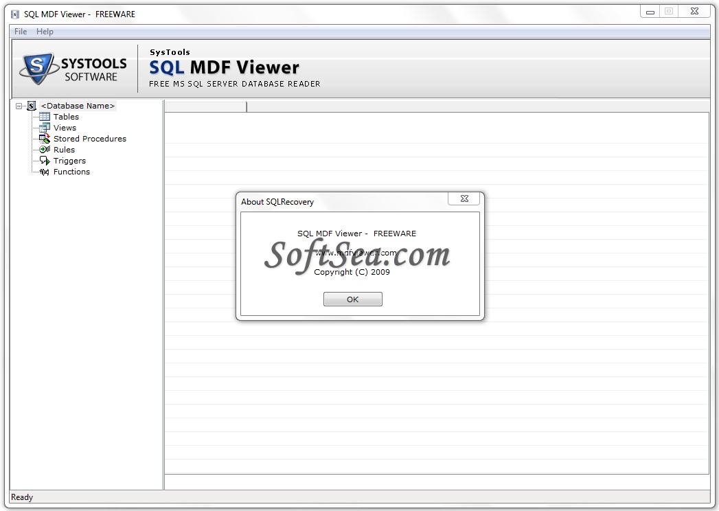 SQL MDF Viewer Screenshot