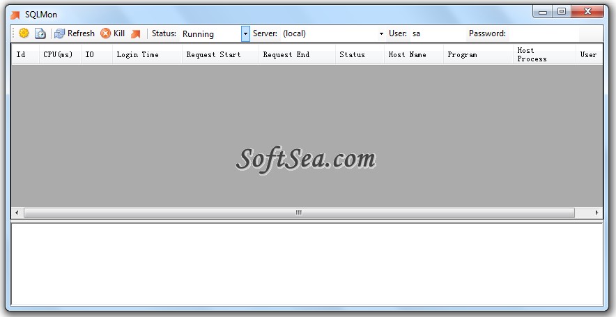 SQL Monitor Screenshot