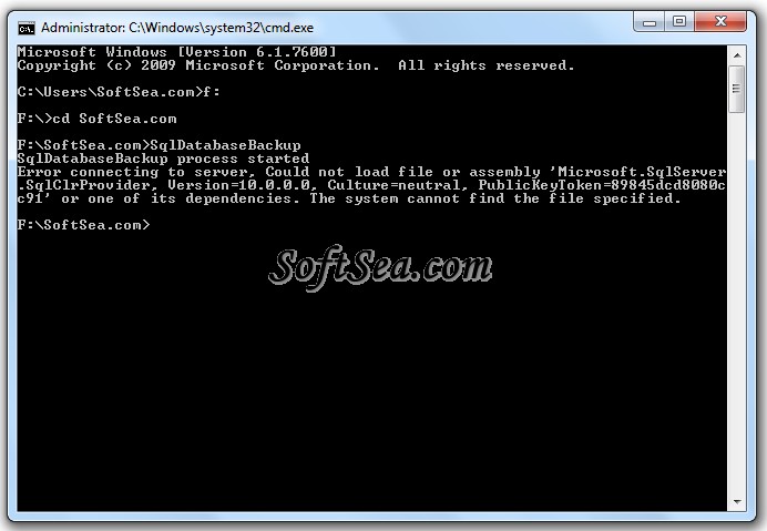 SQL Server Database Backup Utility Screenshot