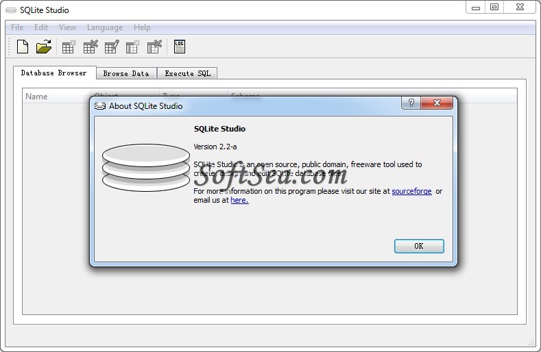 SQLite Management Studio Screenshot