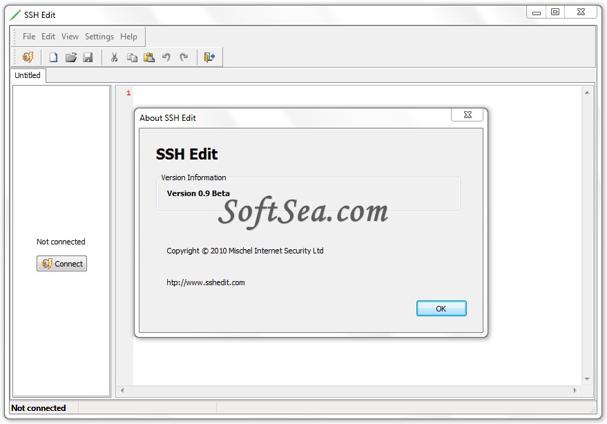 SSH Edit Screenshot