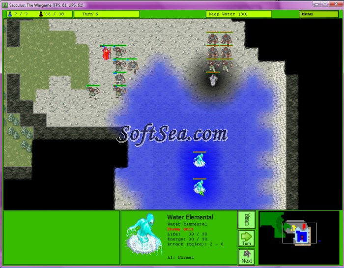 Sacculus: The Wargame Screenshot