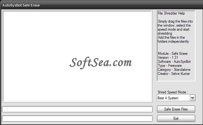 Safe Erase Screenshot