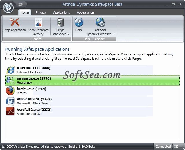 SafeSpace Screenshot