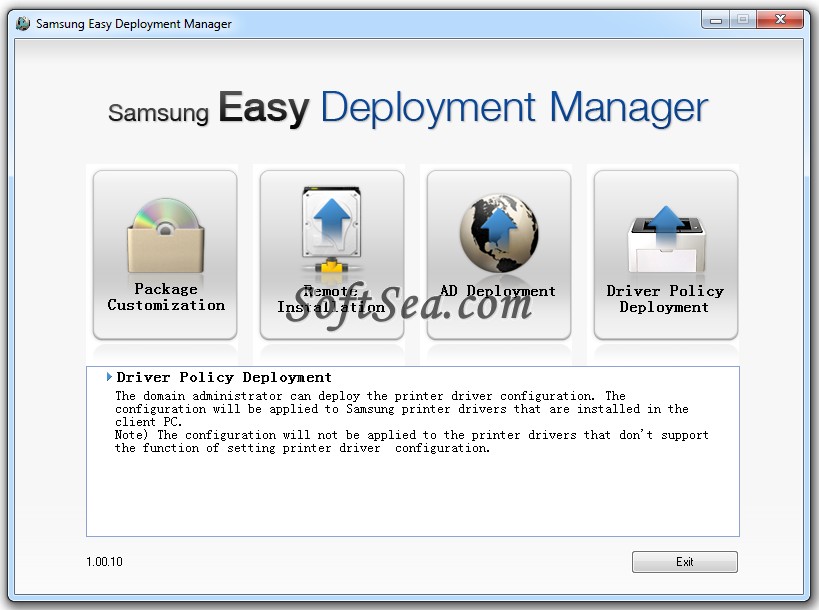 Samsung Easy Deploy Manager Screenshot