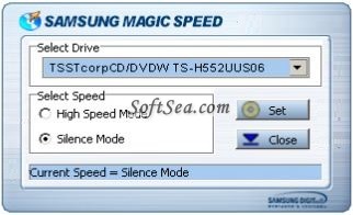 Samsung Magic Speed Screenshot