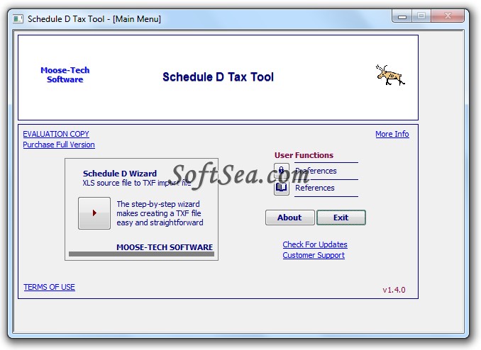 Schedule D Tax Tool Screenshot