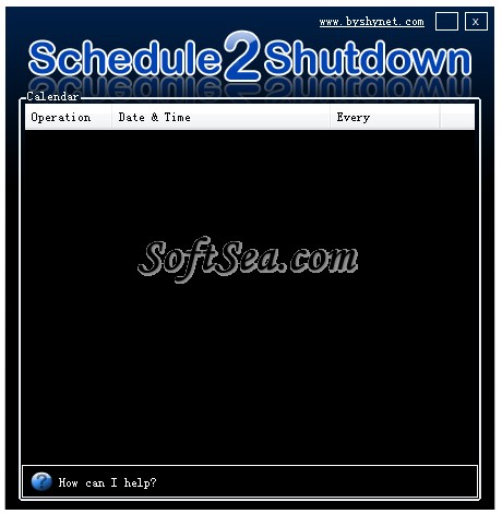 Schedule Shutdown Screenshot