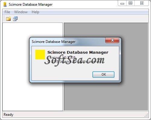ScimoreDB Manager Screenshot