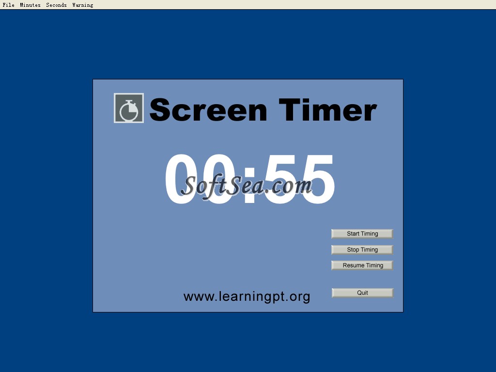 Screen Timer Screenshot