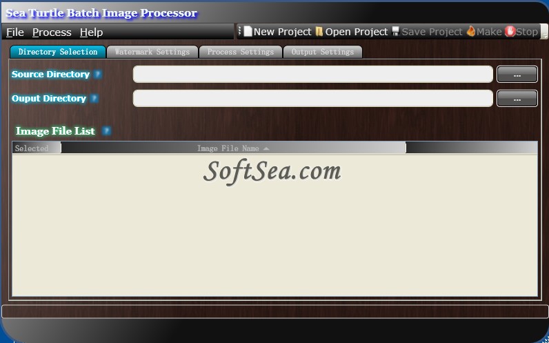Sea Turtle Batch Image Processor Screenshot