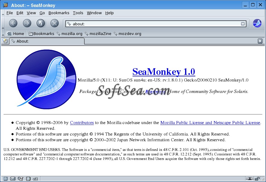 Seamonkey (64-bit). 