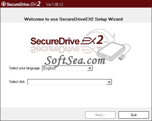 SecureDriveEx2 Screenshot