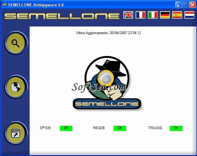 Semellone Antispyware Screenshot