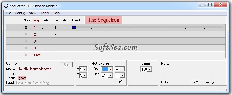 Sequetron LE Screenshot