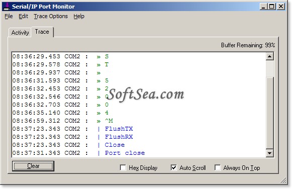 Serial/IP COM Port Redirector Screenshot