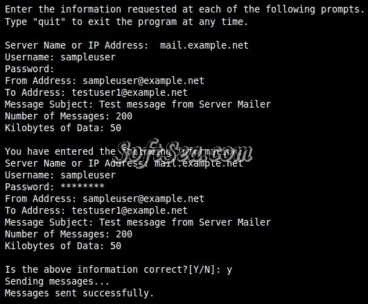 Server Mailer Screenshot