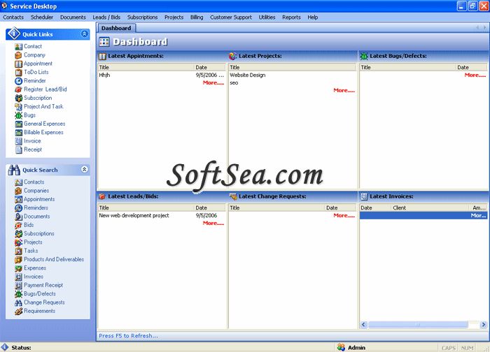 Service Desktop Pro Screenshot