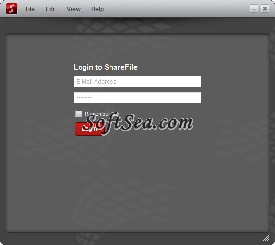 ShareFile Desktop Widget Screenshot