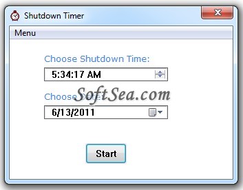 Shutdown Timer Free Screenshot
