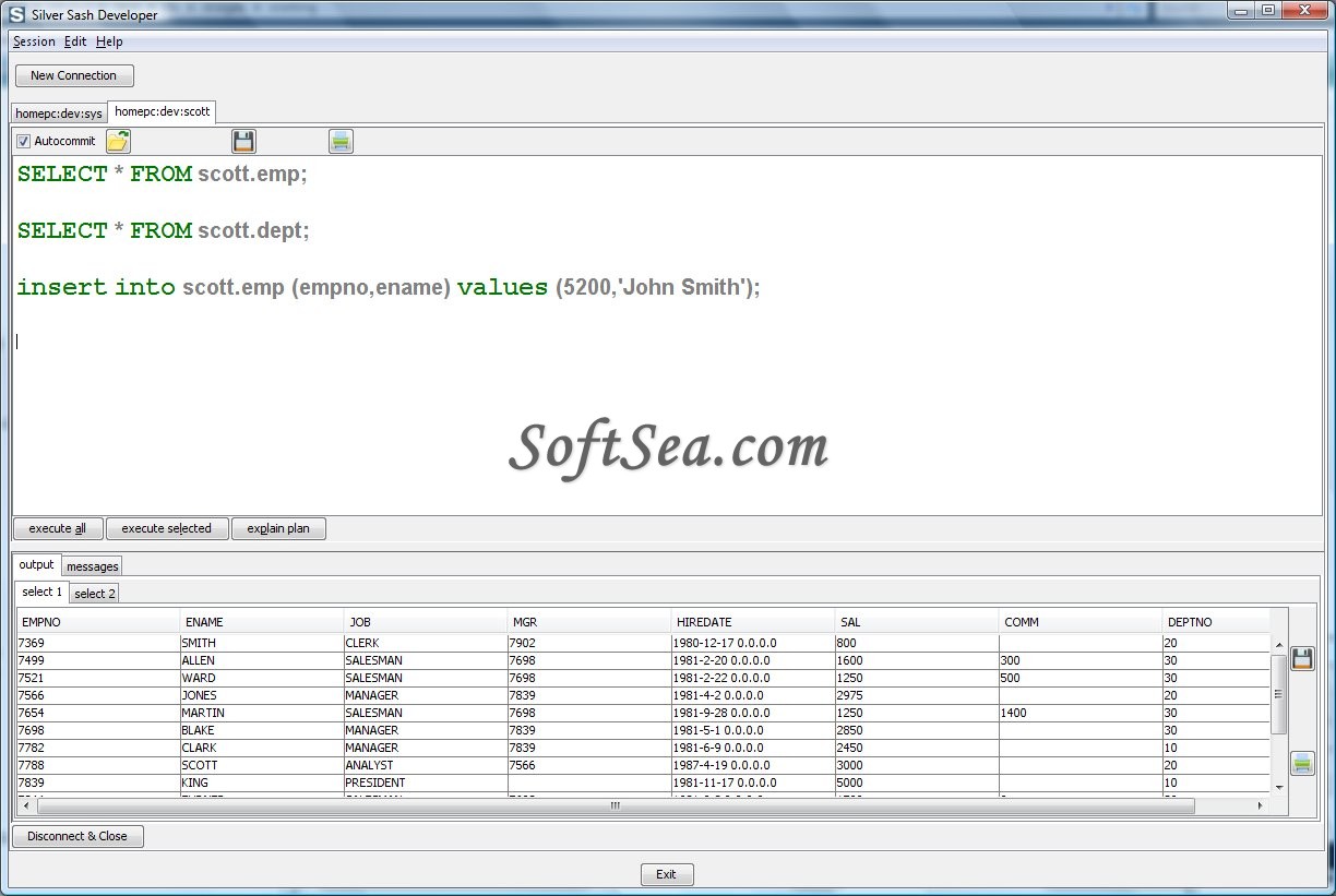 Silver Sash Developer Screenshot