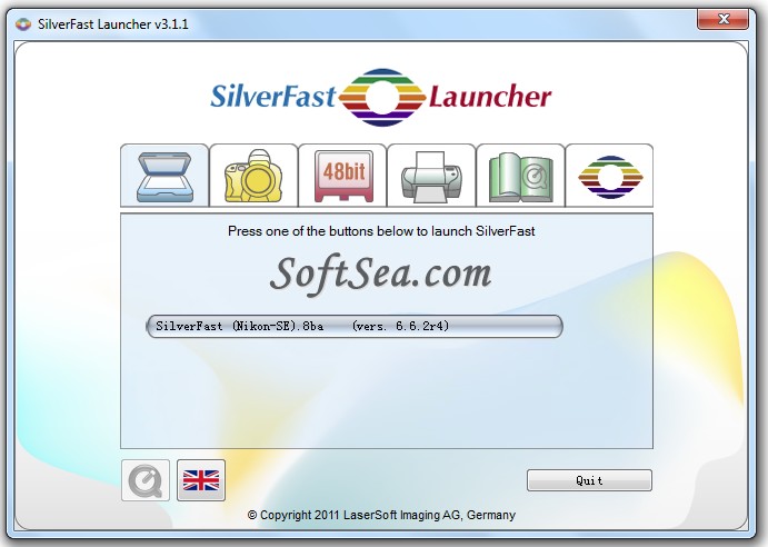SilverFast SE Screenshot