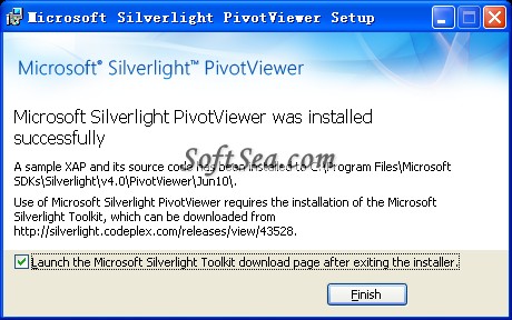 Silverlight PivotViewer Screenshot