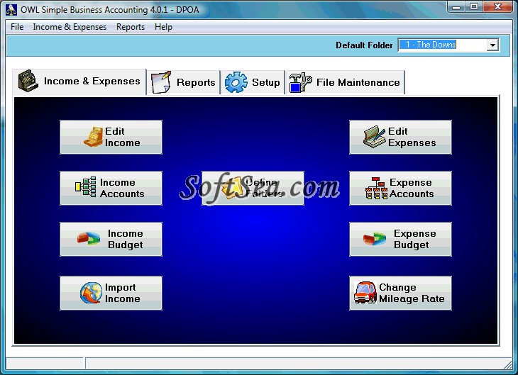 Simple Business Accounting Screenshot