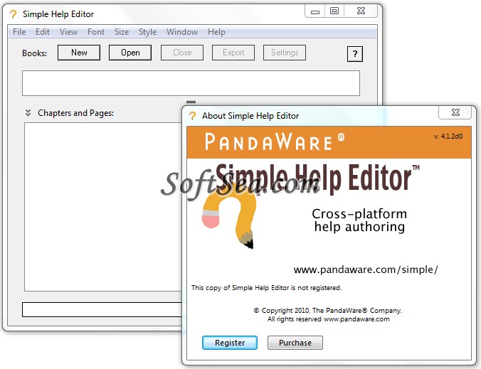 Simple Help Editor Screenshot