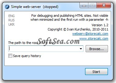 Simple web-server Screenshot