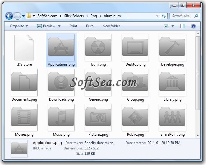 Slick Folders Screenshot