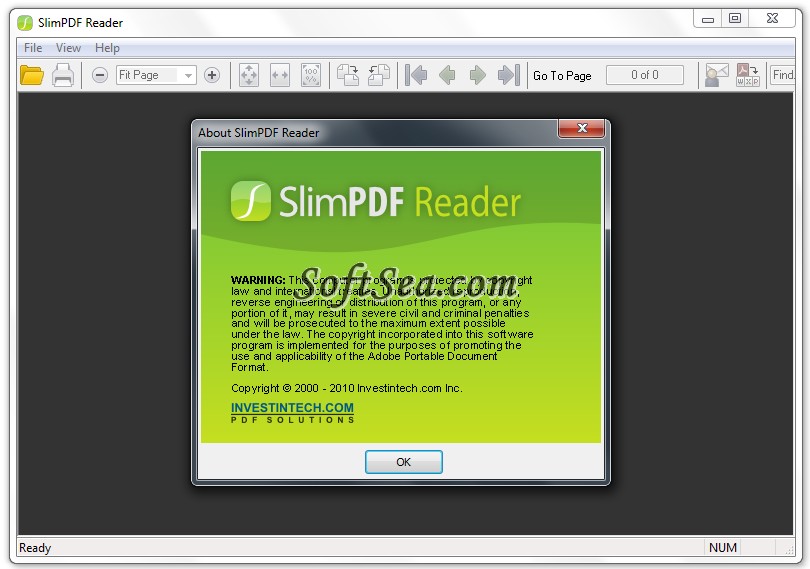 SlimPDF Reader Screenshot