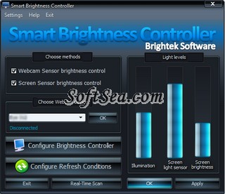 Smart Brightness Controller Screenshot