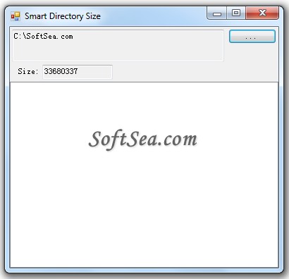 Smart Directory Size Screenshot