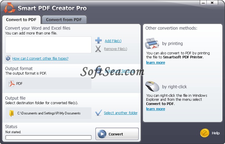 Smart PDF Creator Screenshot