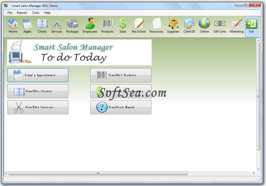 Smart Salon Manager Screenshot