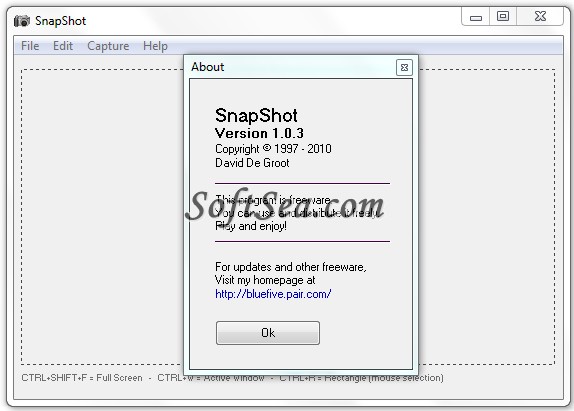 SnapShot Freeware Screenshot