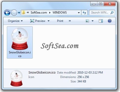 Snow Globe Icon Screenshot
