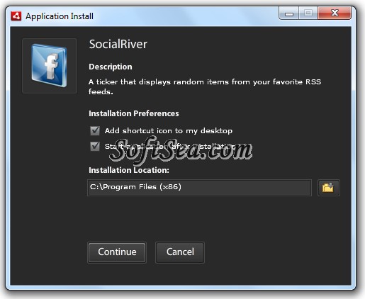 SocialRiver Screenshot