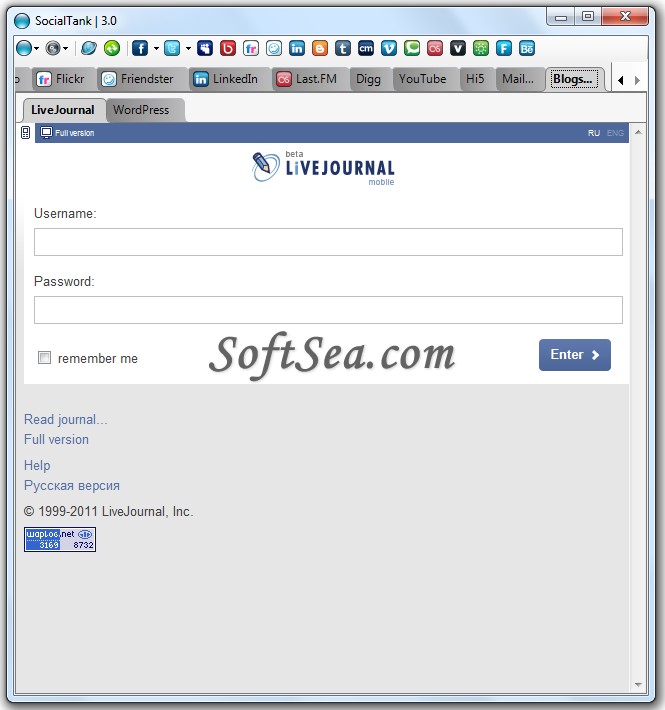 SocialTank Screenshot