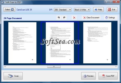 Softi Scan to PDF Screenshot