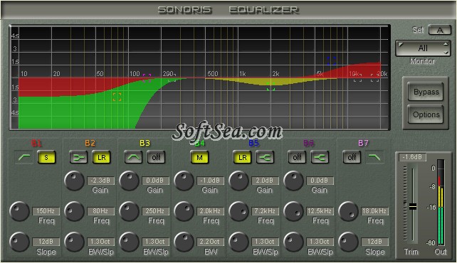 Sonoris Equalizer Screenshot