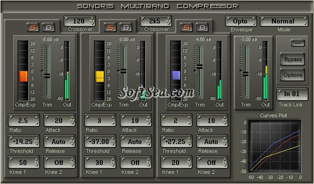 Sonoris Multiband Compressor Screenshot