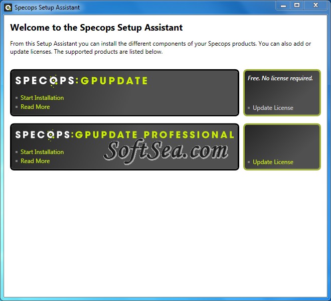 Specops Gpupdate Screenshot