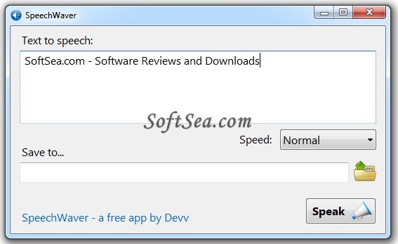 SpeechWaver Screenshot