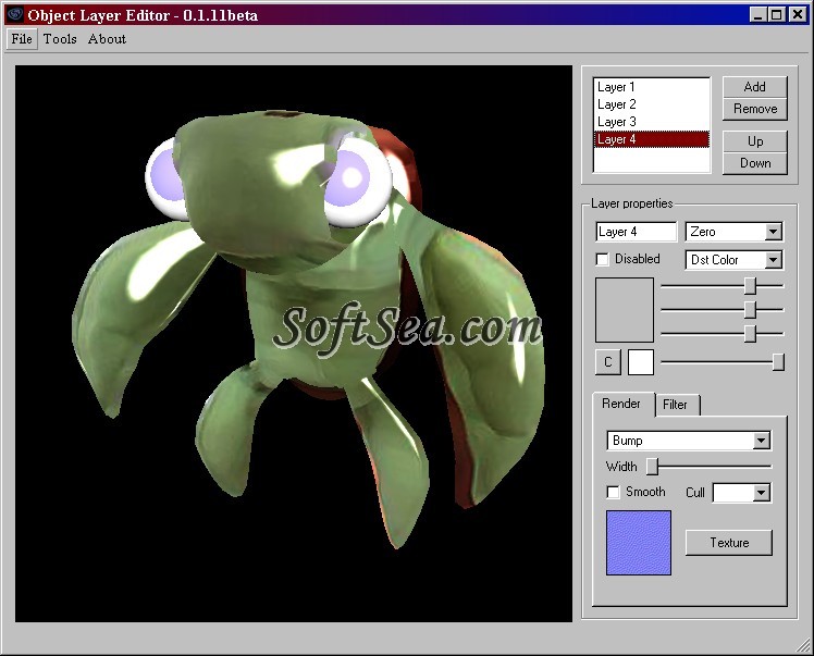 Spontz Layers Editor Screenshot