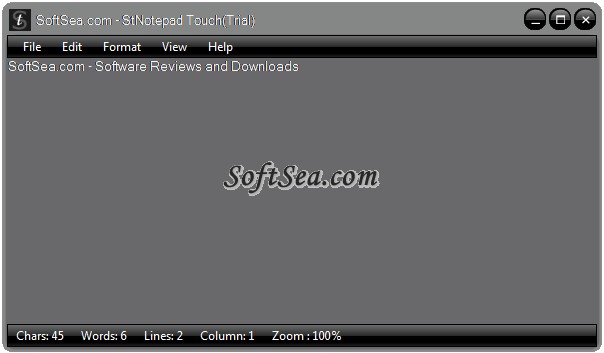 StNotepad Touch Screenshot