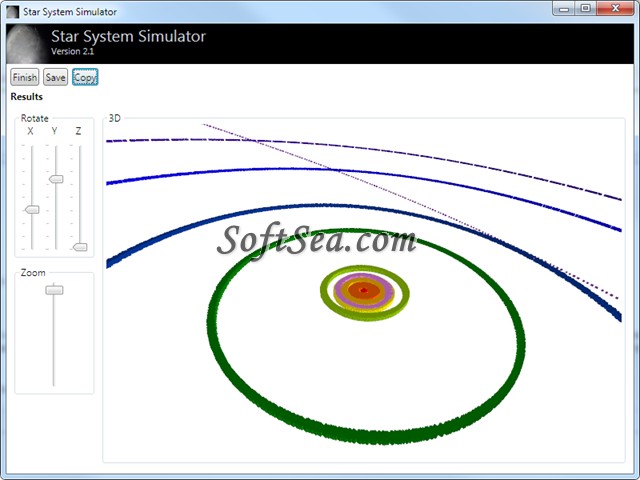 Star System Simulator Screenshot